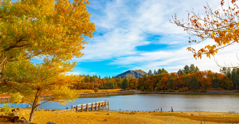 Lake Cuyamaca Fall Foliage