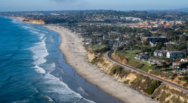 aerial view of Del Mar